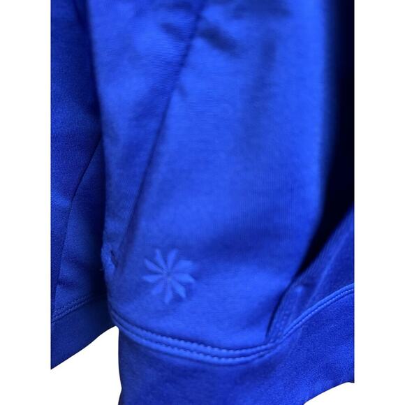 Athleta  Cowl Neck Hoodie Women's XS Purplish Blue Kangaroo Pocket - Picture 6 of 11